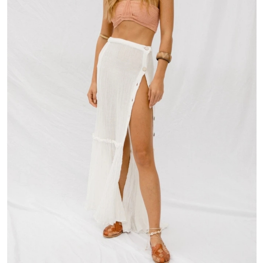 🦋JEN'S PIRATE BOOTY BELLAMY MAXI SKIRT☆MINT☆M☆NWT - Picture 4 of 6